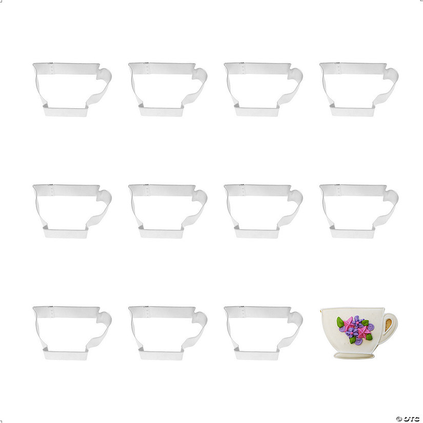 Teacup 3" Cookie Cutters Image