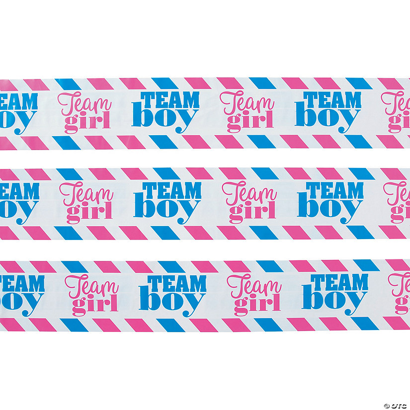 Team Boy/Team Girl Gender Reveal Party Tape Image