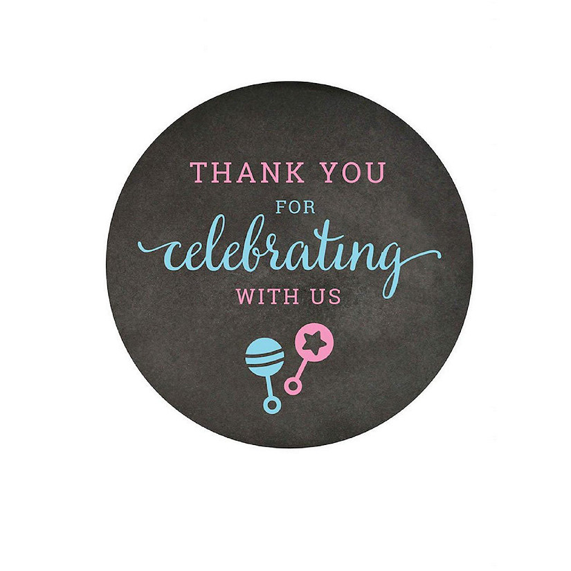 Team Pink Blue Thank You 40-Pack Image