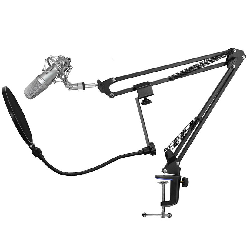 Technical Pro USB Condenser Microphone Kit with Adjustable Arm Stand