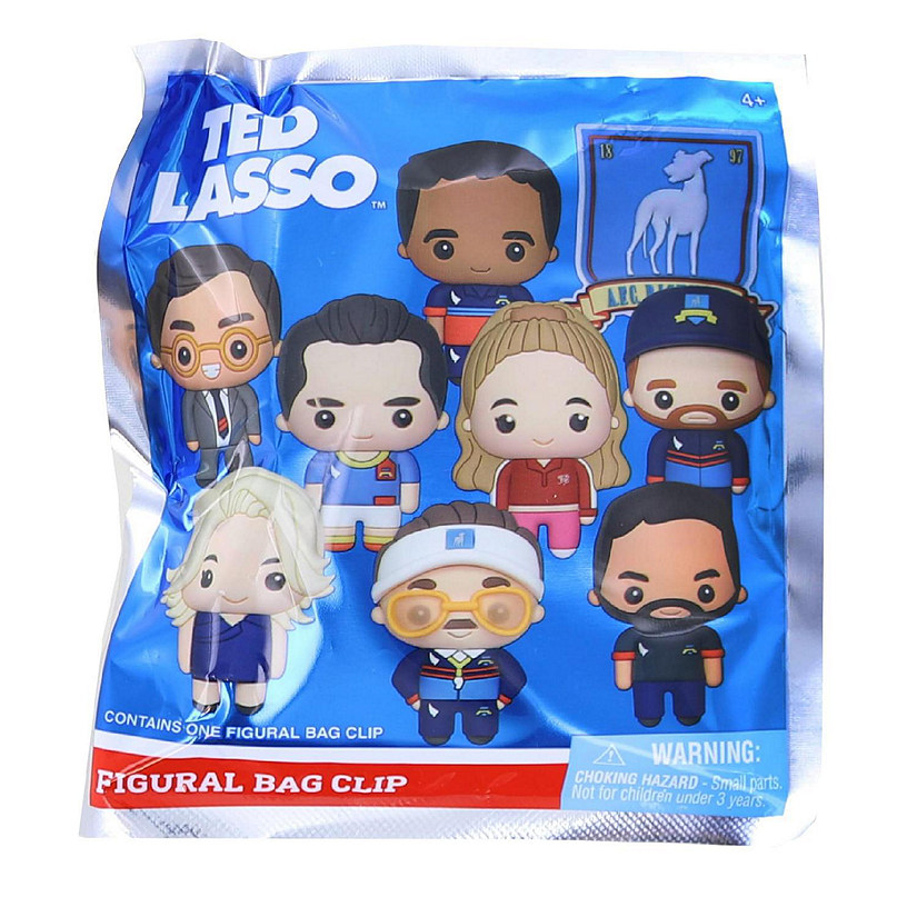 Ted Lasso Blind Bag 3D Foam Bag Clip  One Random Image