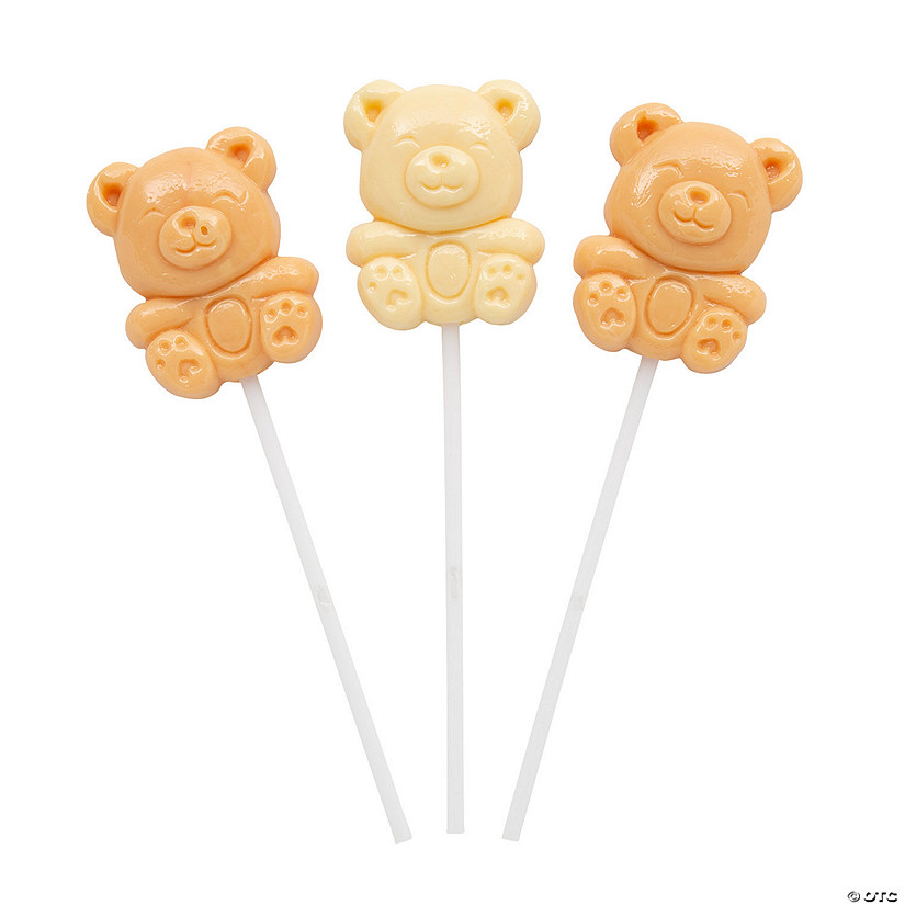 Teddy Bear Lollipops - 12 Pc. Image