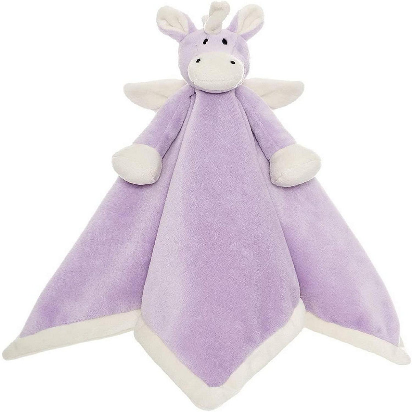Teddykompaniet Diinglisar Collection 11 Inch Plush Animal Blanket  Unicorn Image