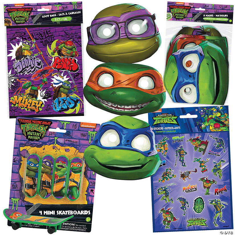 Teenage Mutant Ninja Turtles: Mutant Mayhem&#8482; Party Favor Kit for 8 Image