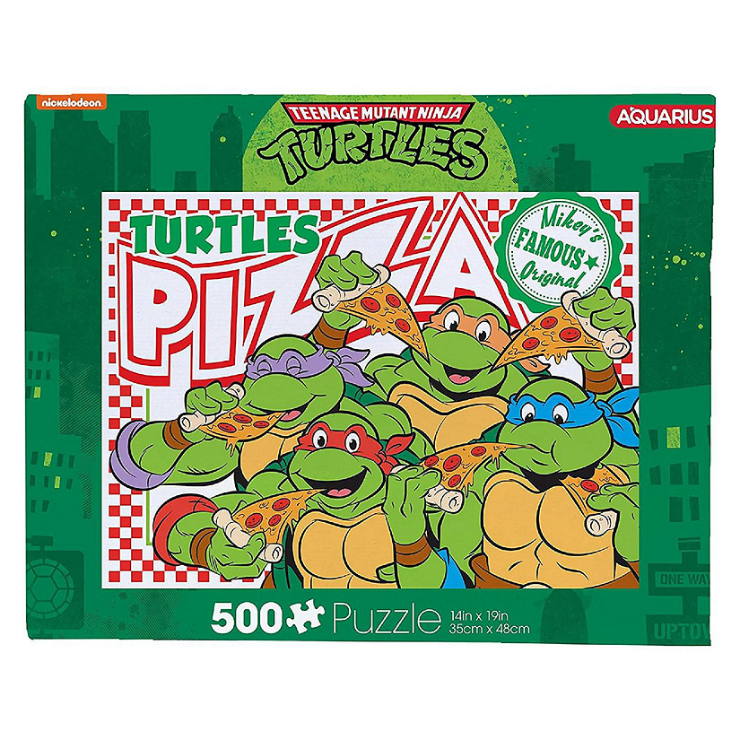 Teenage Mutant Ninja Turtles Pizza 500 Piece Jigsaw Puzzle Image
