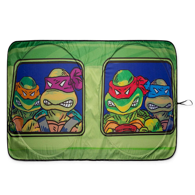 Teenage Mutant Ninja Turtles Sunshade for Car Windshield  64 x 32 Inches Image
