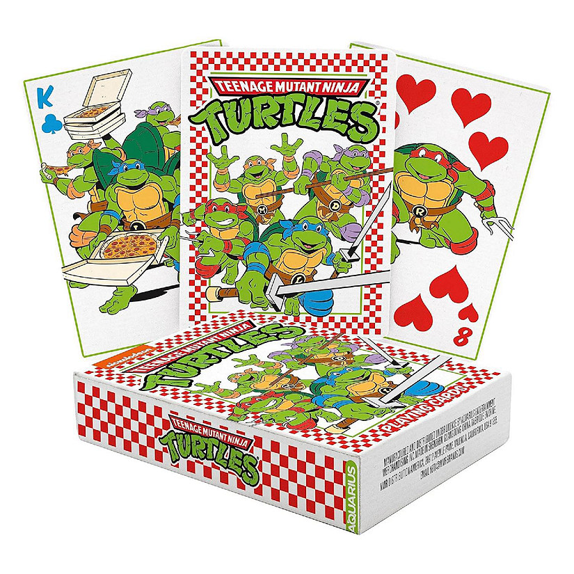 Teenage Mutant Ninje Turtles Pizza Playing Cards Image