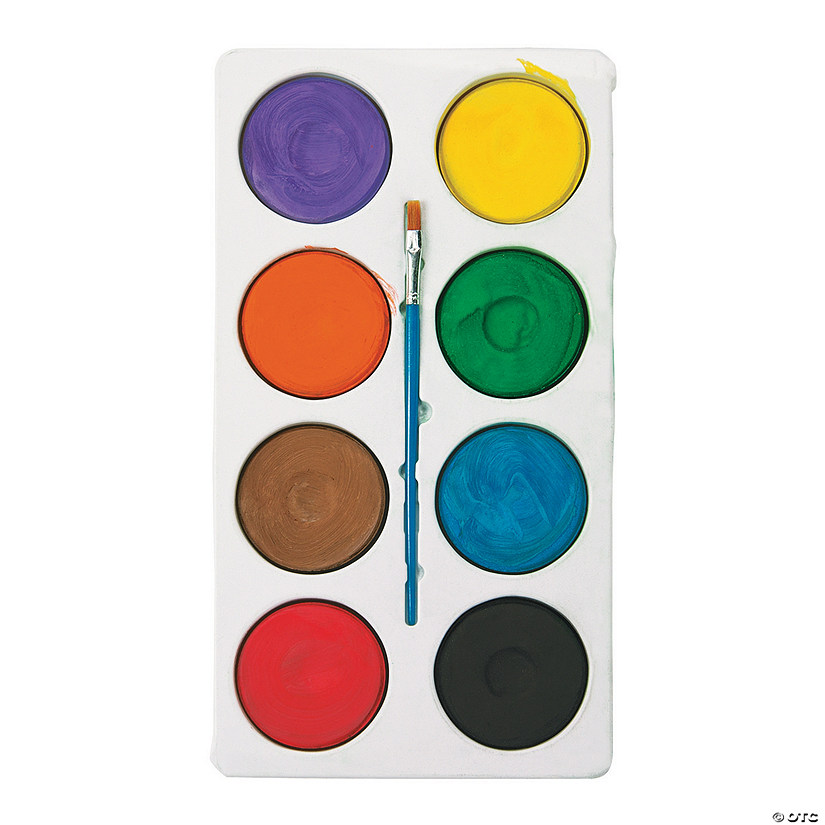 Tempera Paint Cakes Primary Colors Oriental Trading