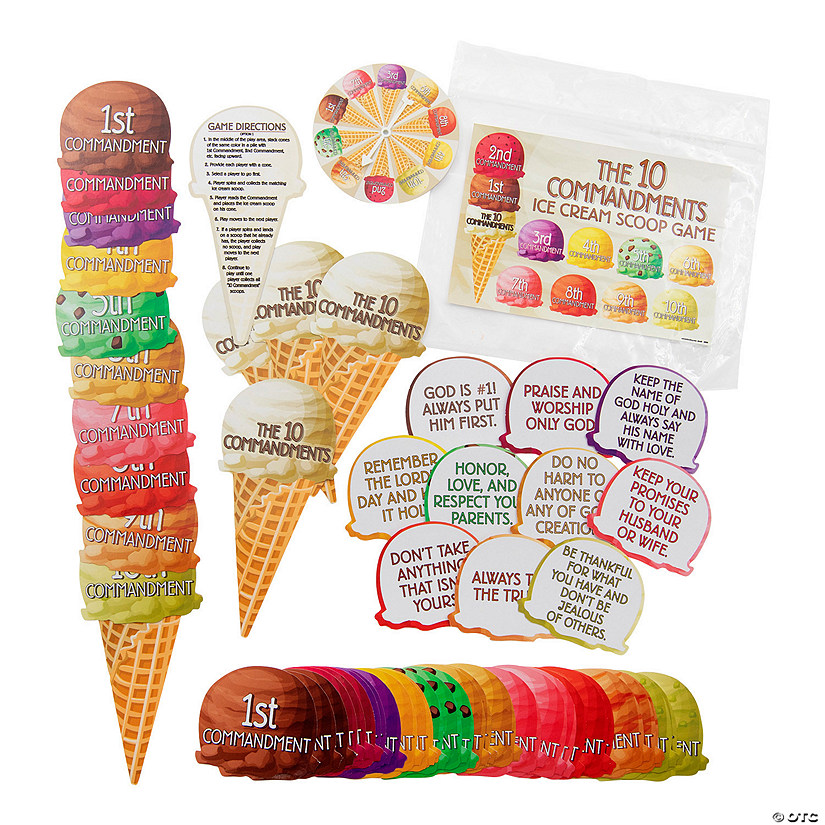 Ten Commandments Ice Cream Scoop Game Image