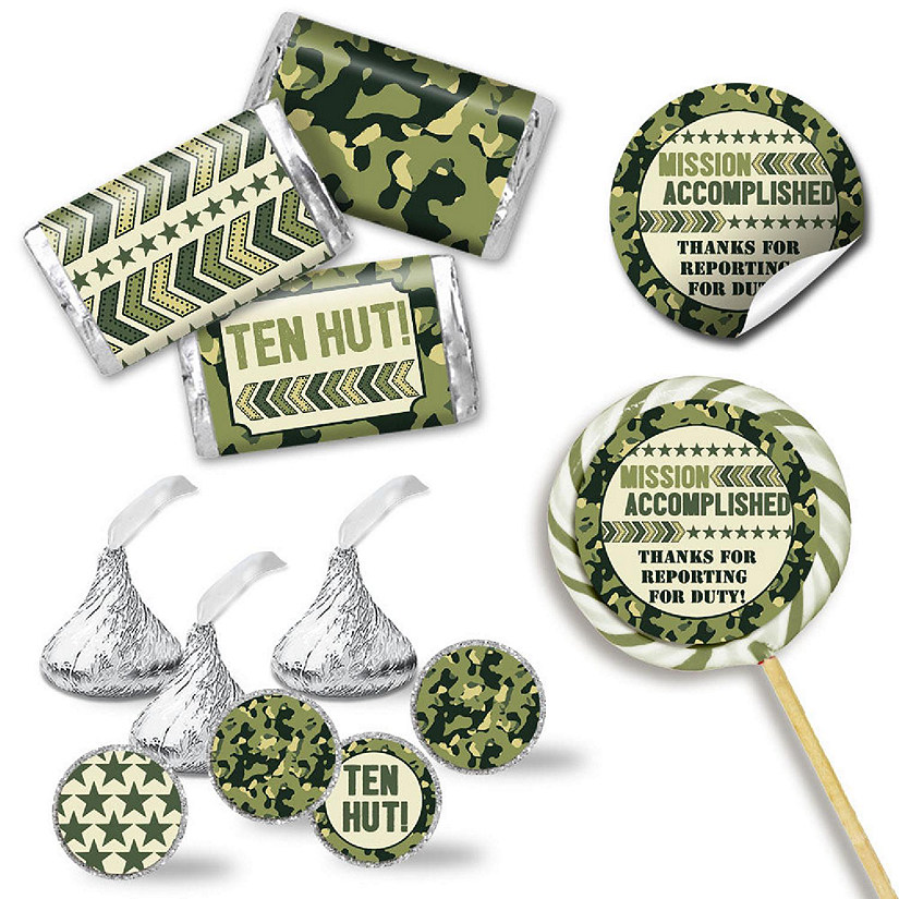 Ten Hut Army Sticker Bundle 429pc. by AmandaCreation Image