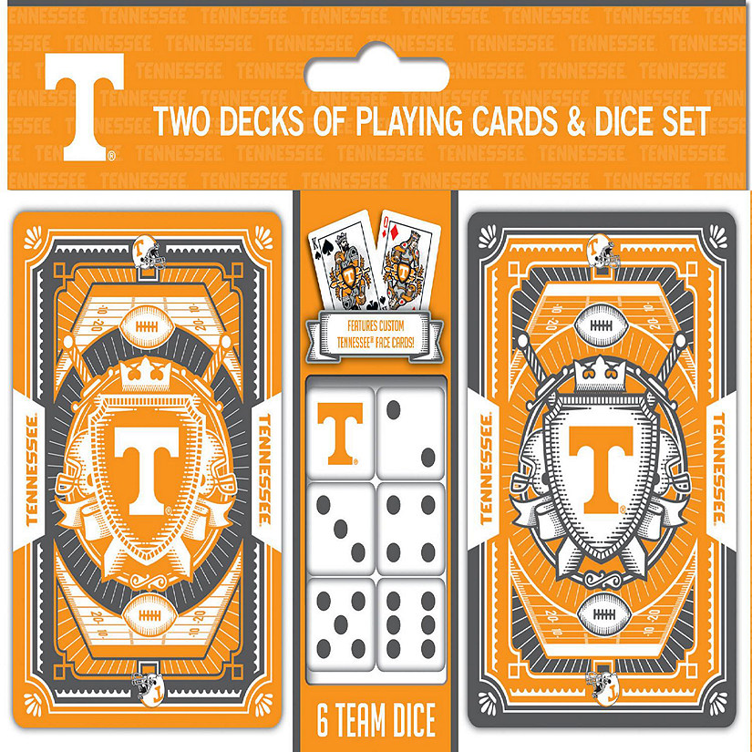 Tennessee Volunteers NCAA 2-Pack Playing cards & Dice set Image