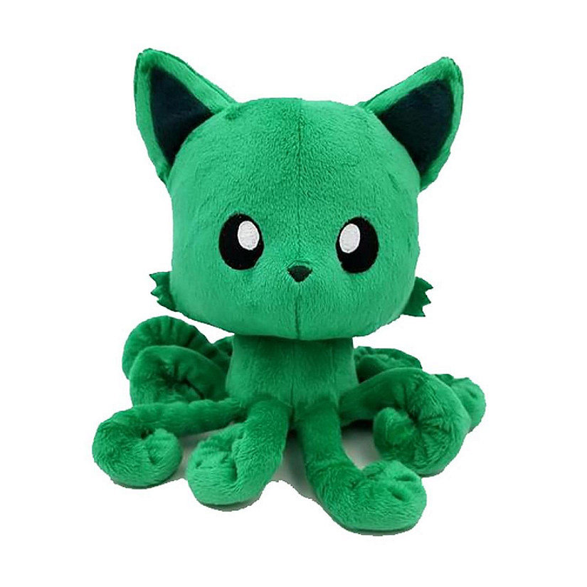 Tentacle Kitty 8 Inch Plush, Emerald Green Image