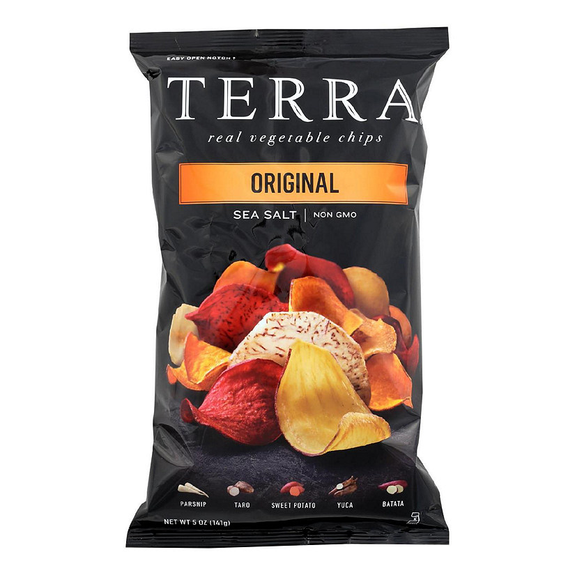 Terra Chips Exotic Vegetable Chips, Original 5 oz, Pack of 12