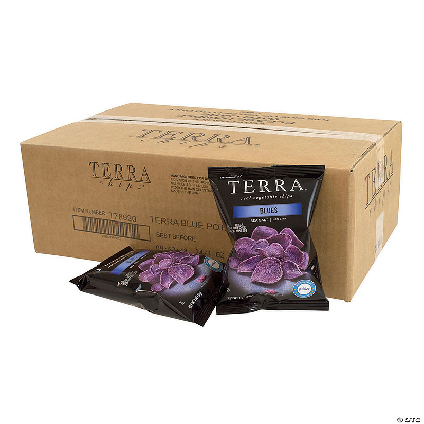Terra Real Vegetable Chips Blue 24 Pieces Oriental Trading