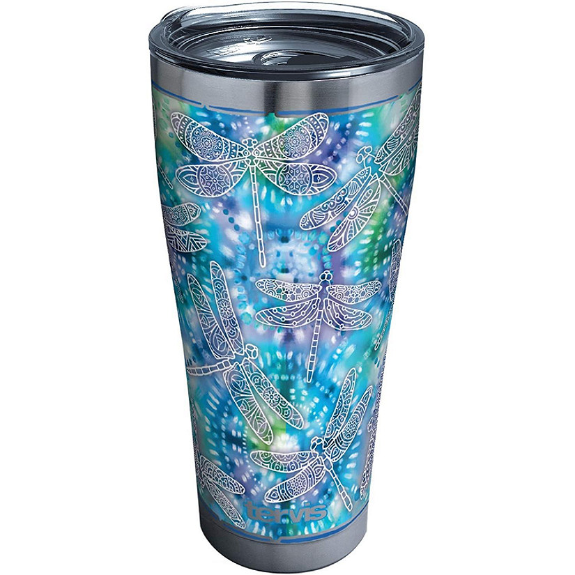 Tervis Tie Dye Dragonfly Triple Walled Insulated Tumbler- Stainless Steel- 30 oz Image