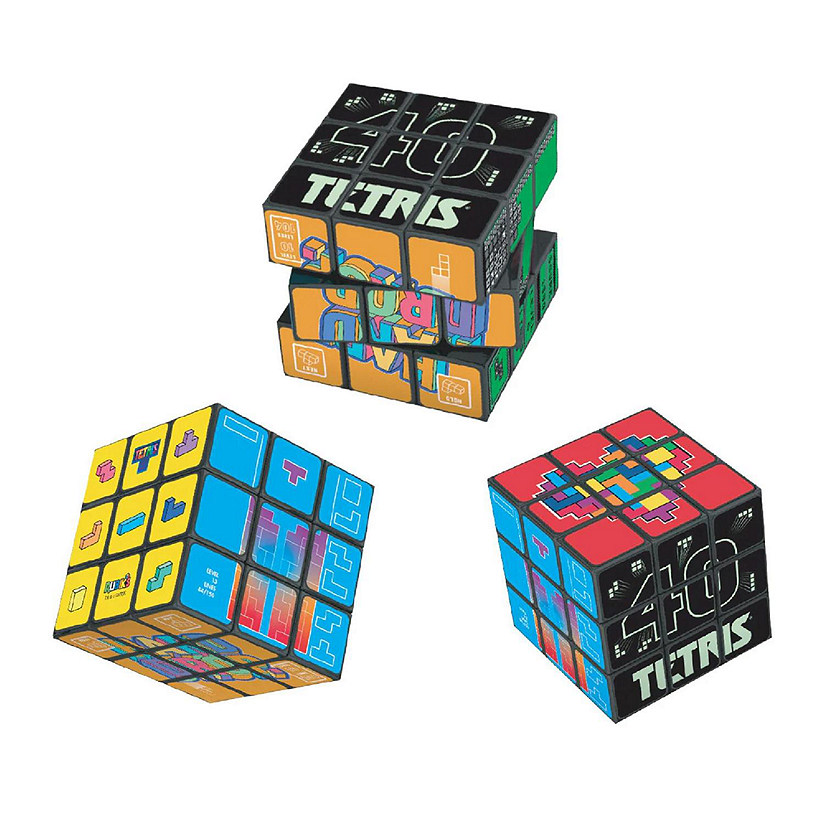 Tetris 40th Anniversary Rubik's Cube Image