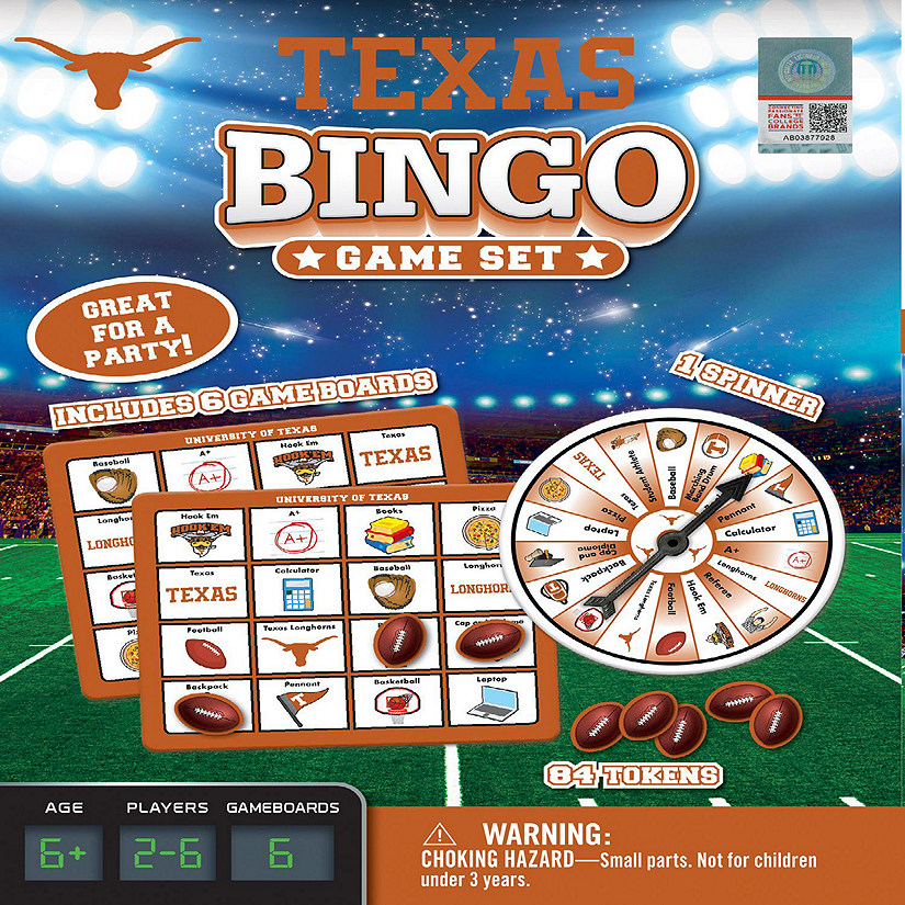 Texas Longhorns NCAA Bingo Game Image