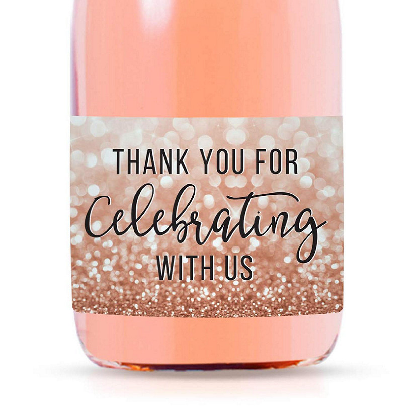 Thank You Celebrating Rose Gold Image