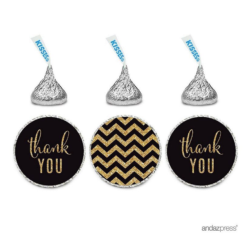 Thank You Chevron Black 216 Image