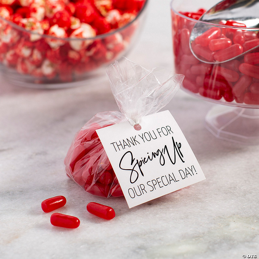 Thank You for Spicing Up Our Special Day Wedding Favor Tags - 24 Pc. Image