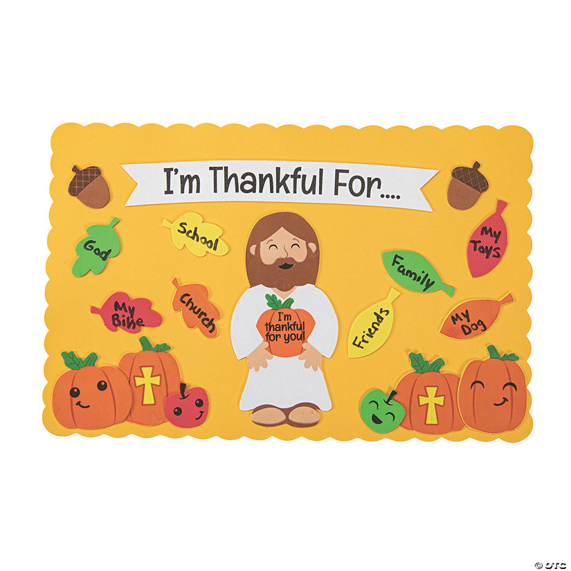 Thankful For Placemat Craft Kit - Makes 12 Image
