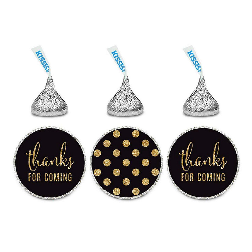 Thanks Polka Dots Black 216 Image