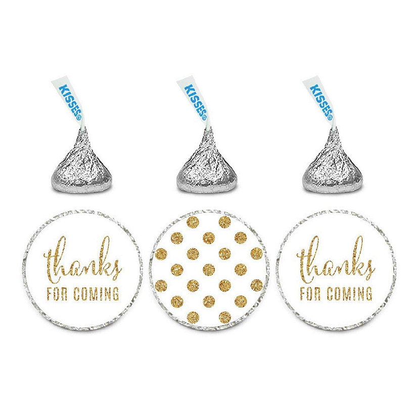 Thanks Polka Dots White 216 Image