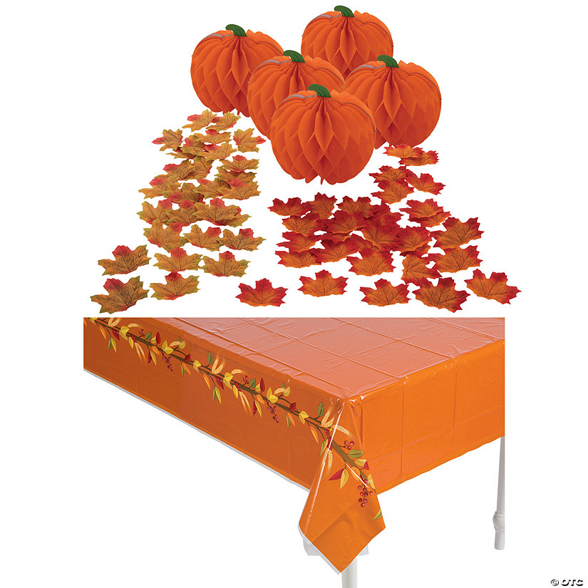 Thanksgiving Adult&#8217;s Table Decorating Kit - 106 Pc. Image