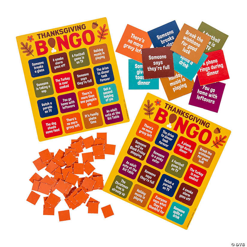 Thanksgiving Bingo Game Image