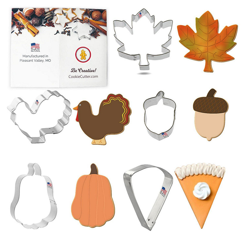 Thanksgiving Cookie Cutter 5 Pc Set HS0563 Image