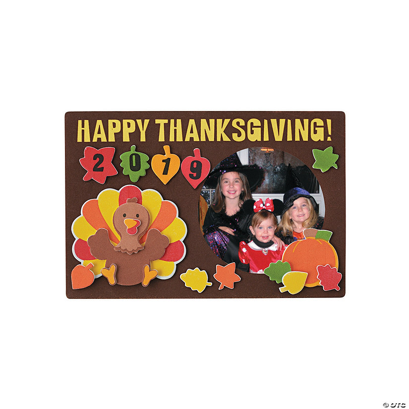 Thanksgiving Picture Frame Magnet Craft Kit