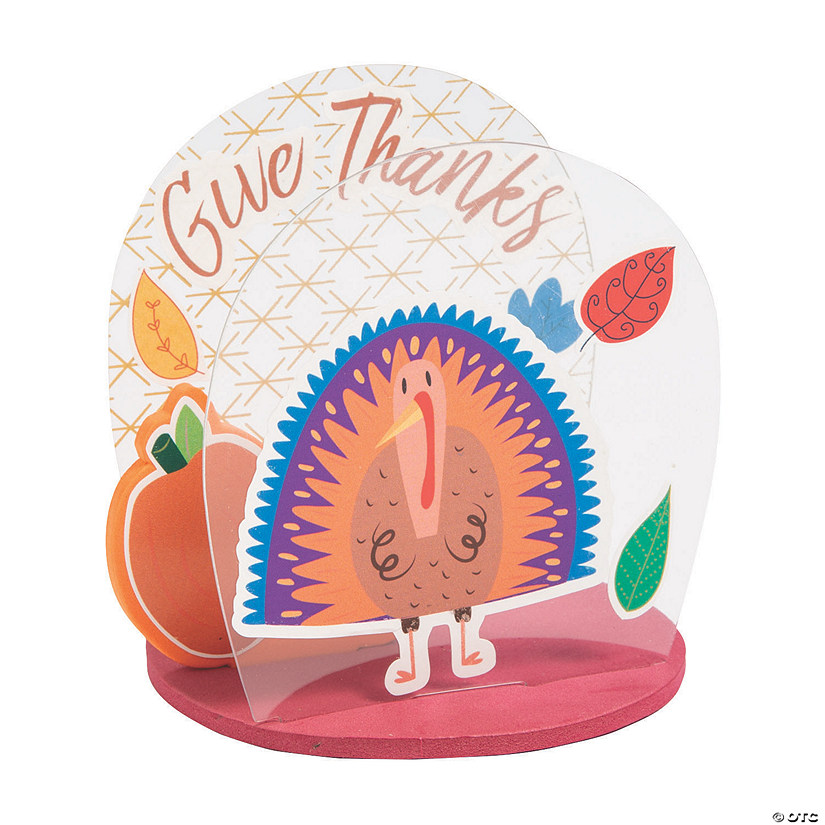 Thanksgiving Sticker Tabletop Craft Kit - Makes 12 Image