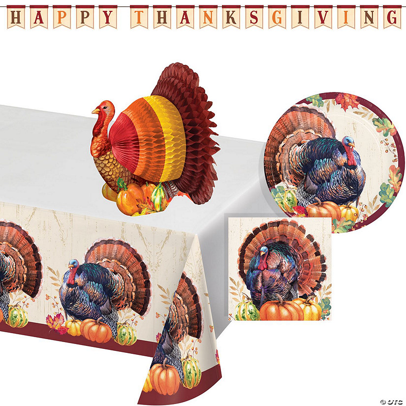 Thanksgiving Turkey Decorations Kit