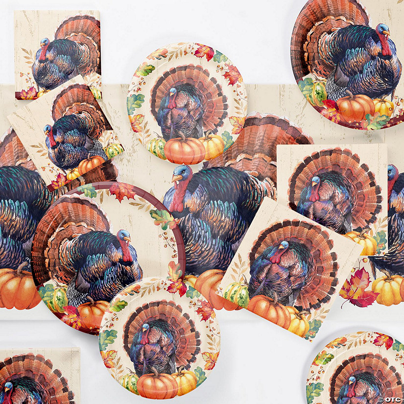 Thanksgiving Turkey Tableware Kit