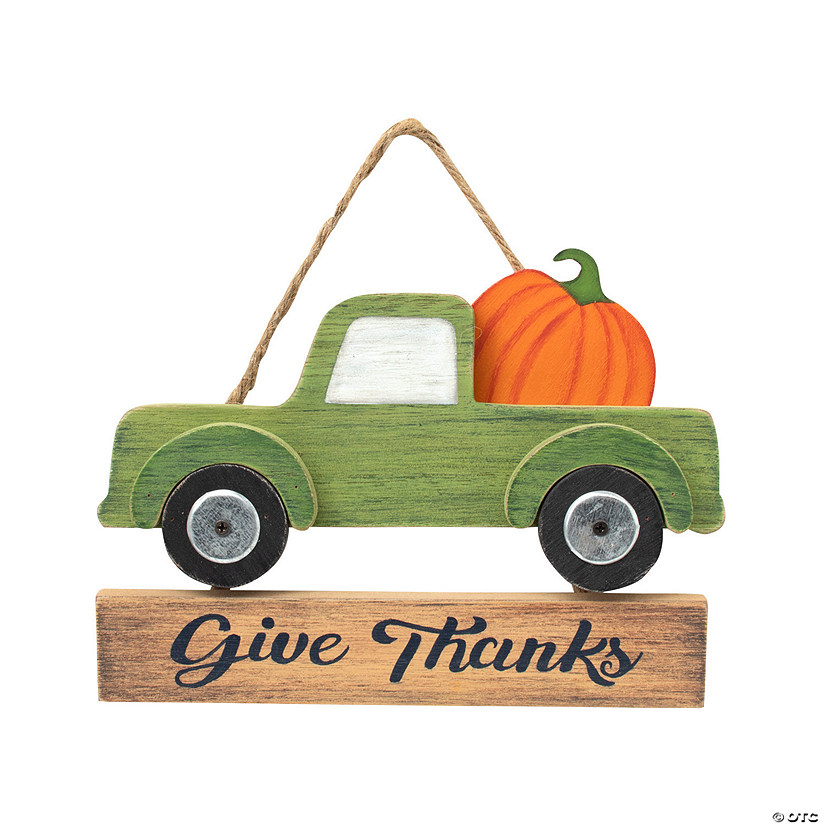 Thanksgiving Vintage Truck Door Sign Image