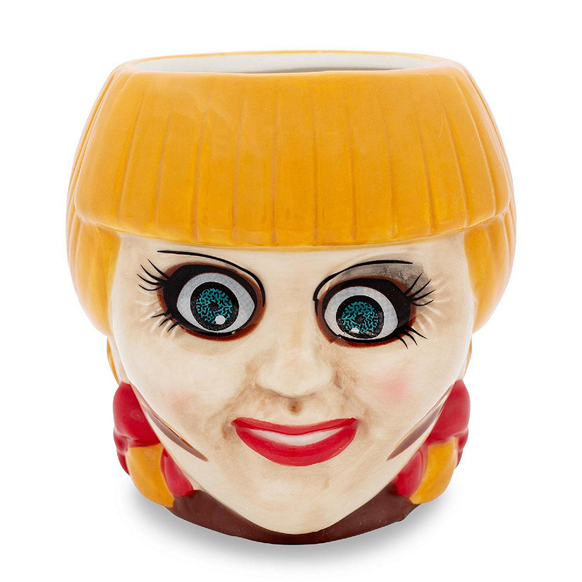 The Conjuring Annabelle Head Sculpted Ceramic Mug  Holds 20 Ounces Image