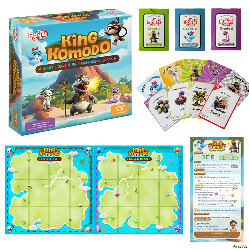 The Fidget Game King Komodo Educational Game Image