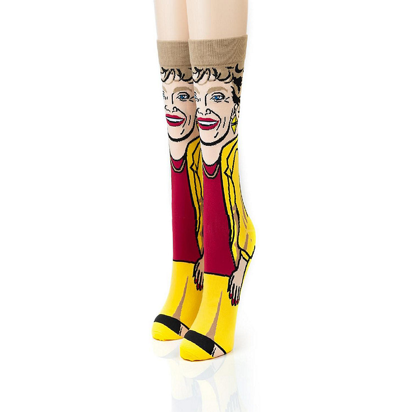 The Golden Girls Blanche Funny Graphic Socks  Single Pair Of Adult Crew Socks Image