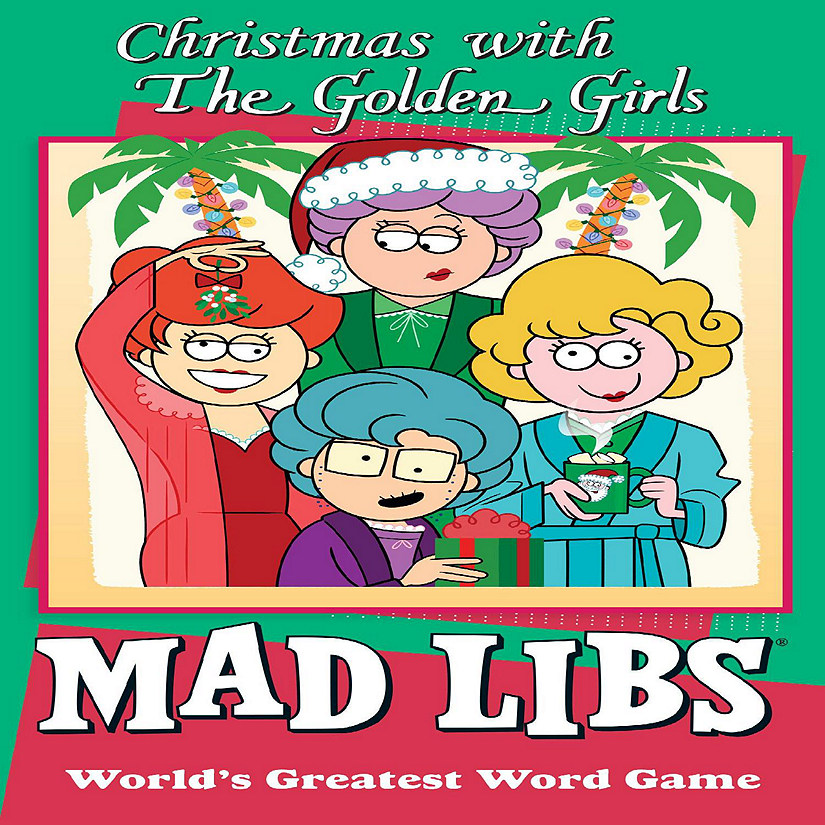 The Golden Girls Christmas Mad Libs Paperback Word Game Image