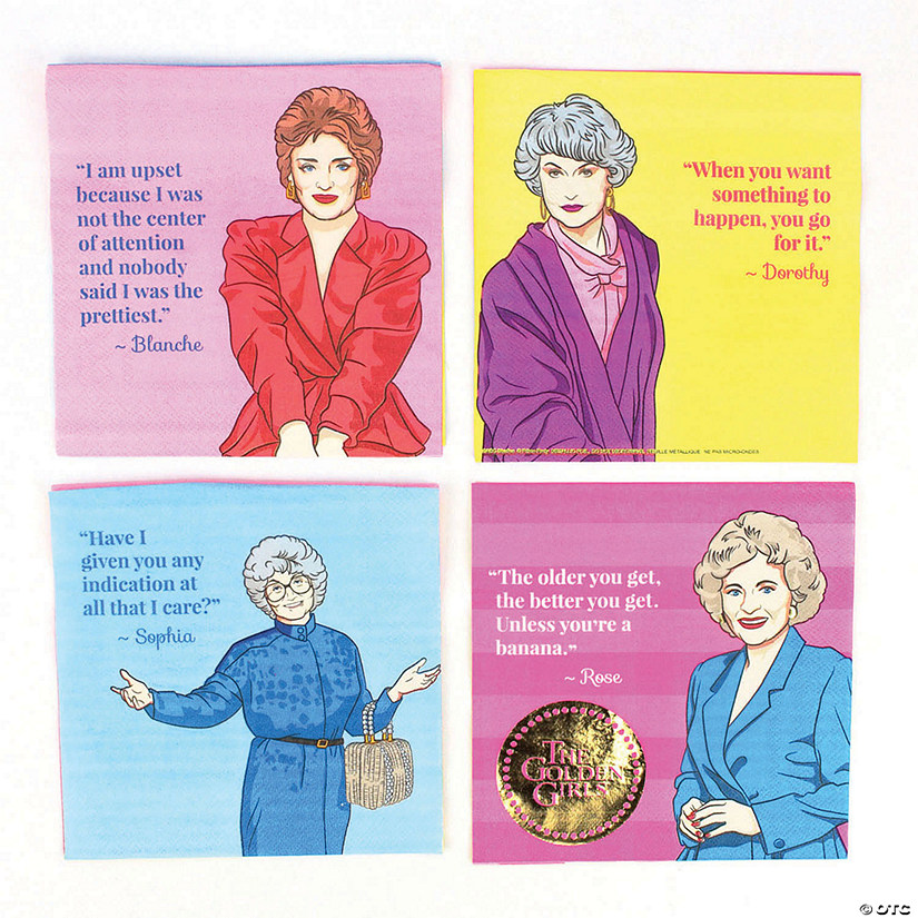 The Golden Girls Luncheon Napkins - 16 Pc. Image