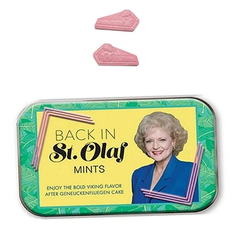 The Golden Girls Stay Golden Mints In Collectible Tin   Back In St.Olaf Image