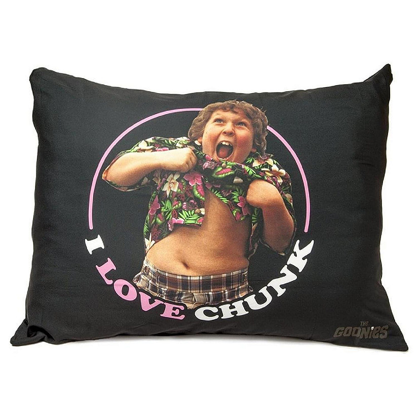 The Goonies "I Love Chunk" Pillow Case Image
