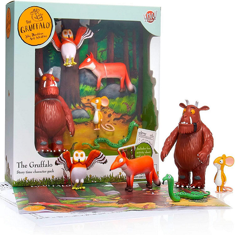 The Gruffalo Story Time Family Julia Donaldson Book Character Figure Set WOW! Stuff Image