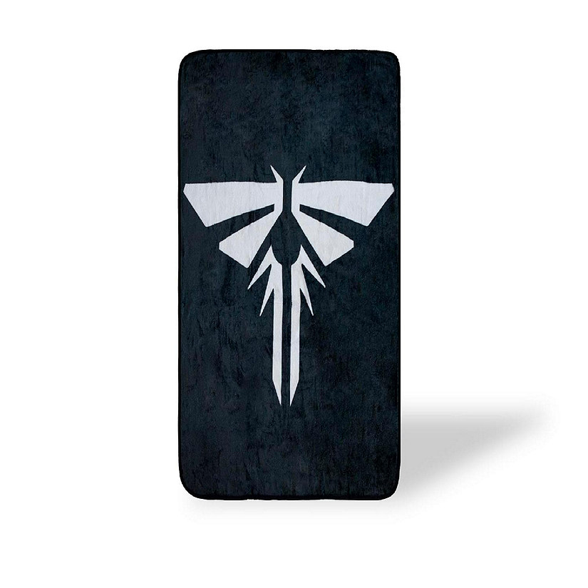 The Last Of Us Fireflies Faction Emblem Fleece Throw Blanket  60 x 45 Inches Image