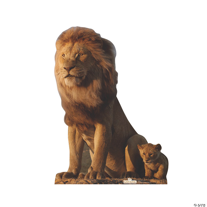 The Lion King&#8482; King Mufasa & Young Simba Life-Size Cardboard Stand-Up Image