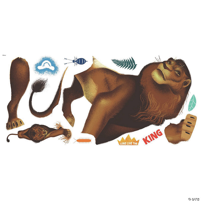 The Lion King Simba Peel & Stick Giant  Decals Image
