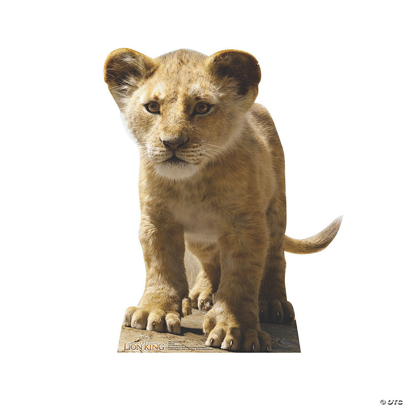 The Lion King&#8482; Young Simba Life-Size Cardboard Stand-Up Image