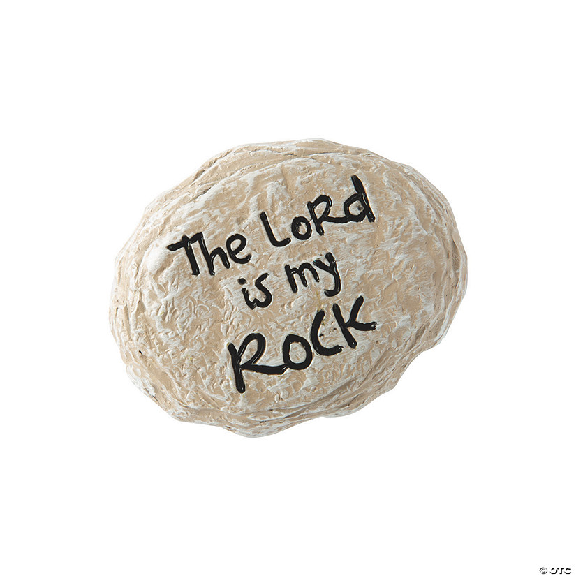 The Lord is My Rock Worry Stones - 12 Pc. Image