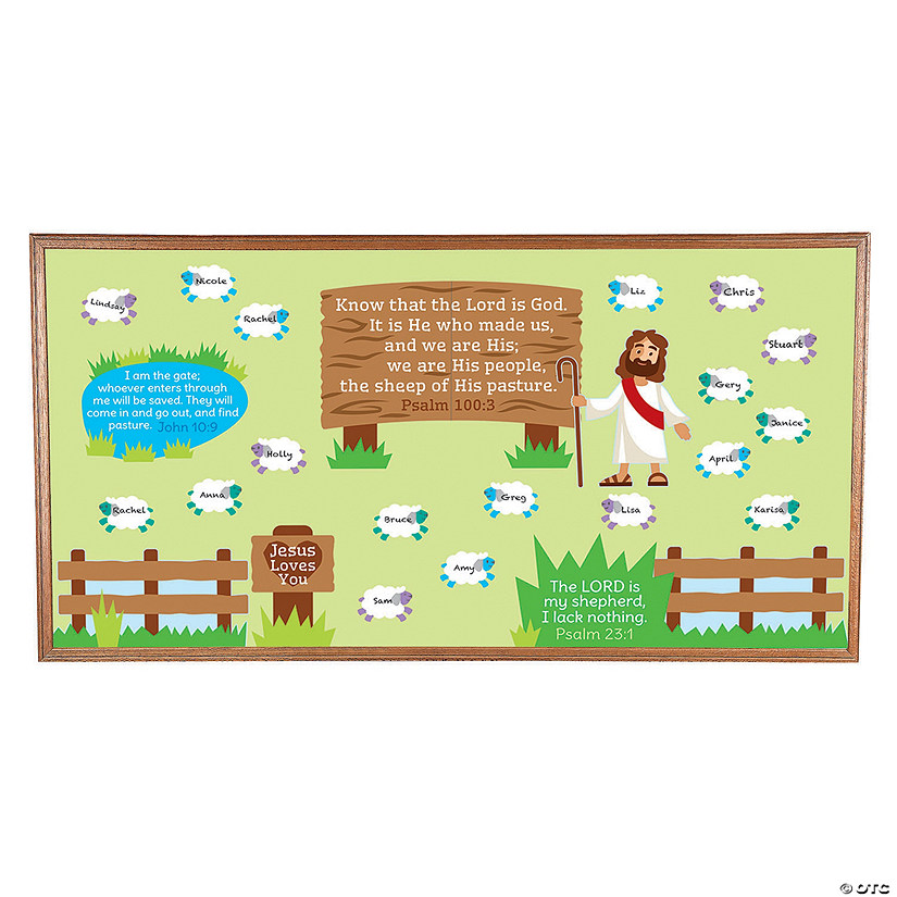 The Lord is My Shepherd Classroom Bulletin Board Set - 42 Pc. Image