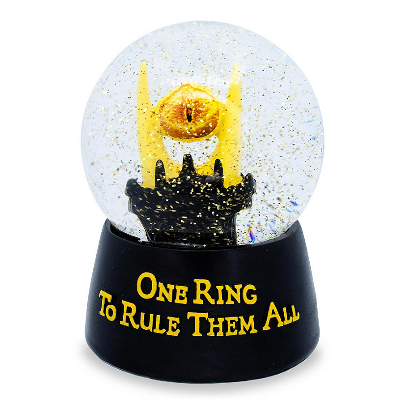 The Lord Of The Rings Eye of Sauron Light-Up Snow Globe   6 Inches Tall Image